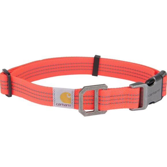 Carhartt Dog Collar Orange Easy Release Reflective NWT Medium - Picture 4 of 4